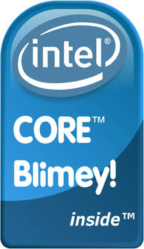 Intel Core Blimey CPU Logo