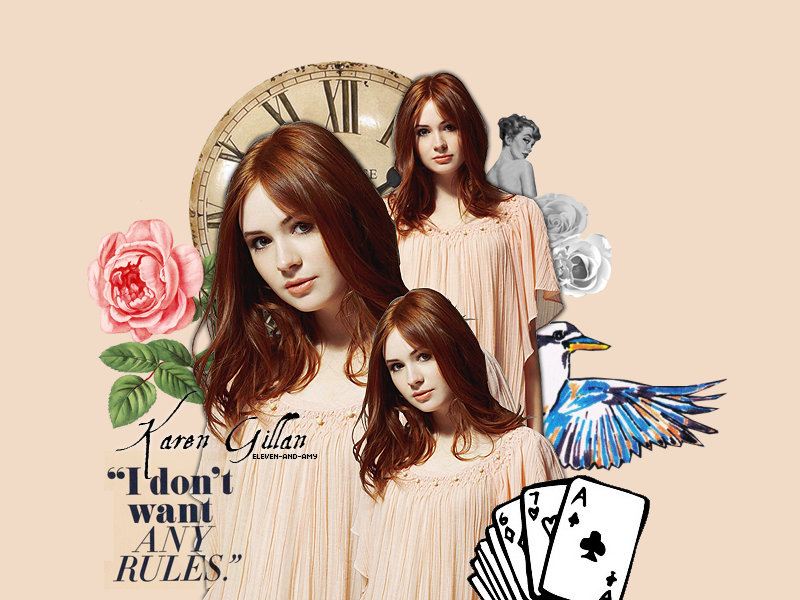 Karen Gillan Layout