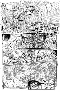 Grimlock page 10 inks