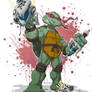 Ninja Turtle Raphael in colors