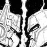War for Cybertron Cover inks