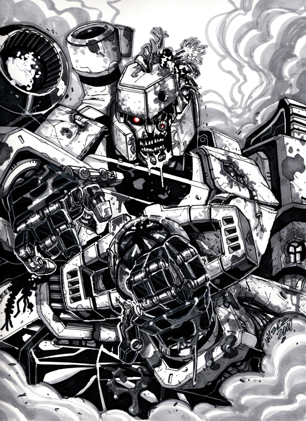 Megatron Zombie sketch