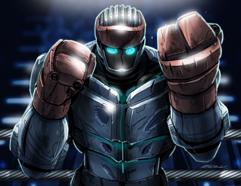 Real Steel Atom Cartoon