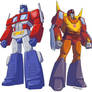 TF Optimus Prime and Rodimus Prime!