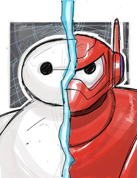 Big Hero 6 Baymax warmup sketch