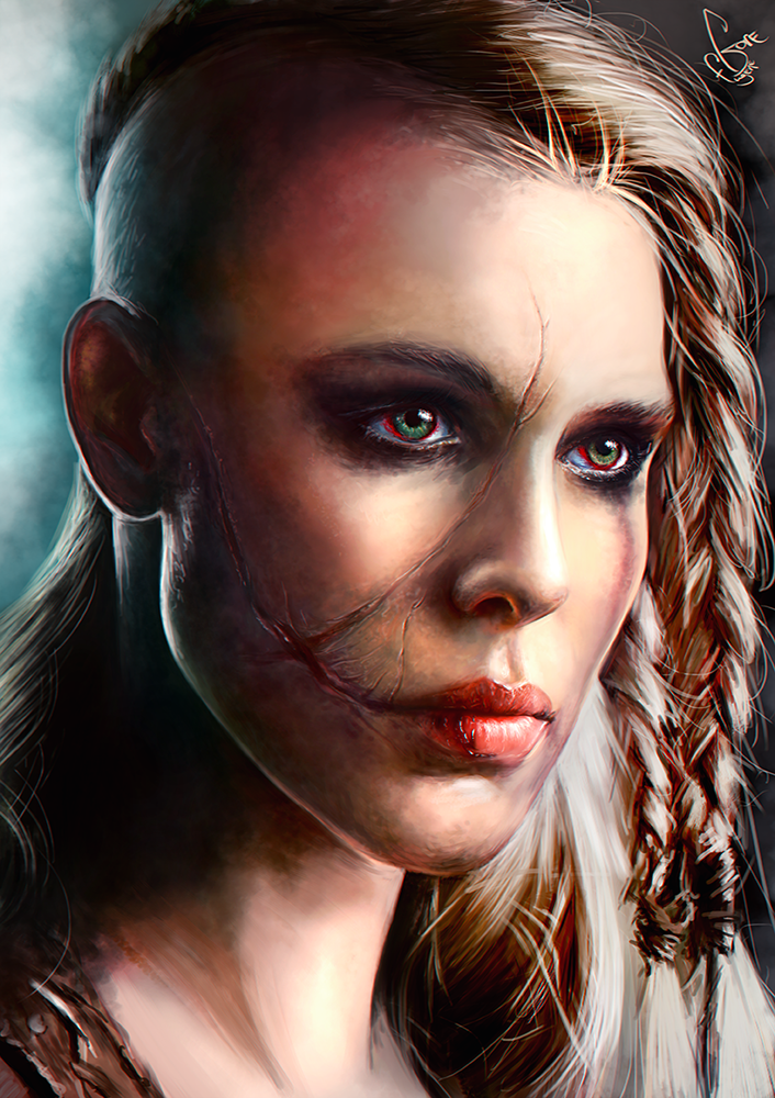 Vikings : Lagherta the shield maiden by fredrickruntu on DeviantArt