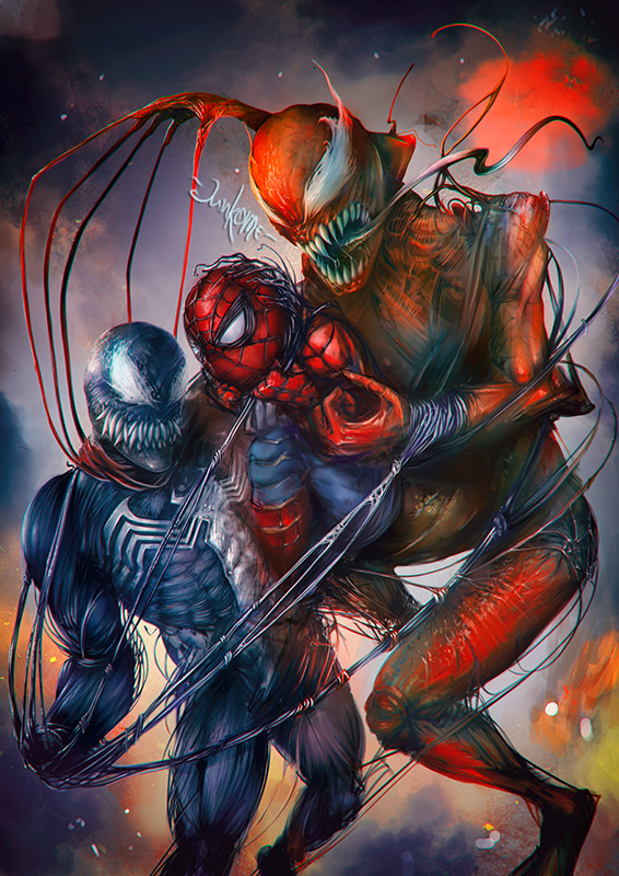 Venom - Spider-Man - Carnage by junkome on DeviantArt