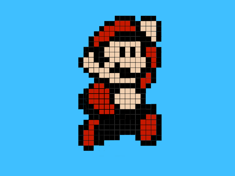 Mario Rig Pixel Pixel Mario by 8-BitPower on DeviantArt