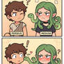 Perseus and Medusa on valentine day
