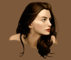 Anne Hathaway portrait