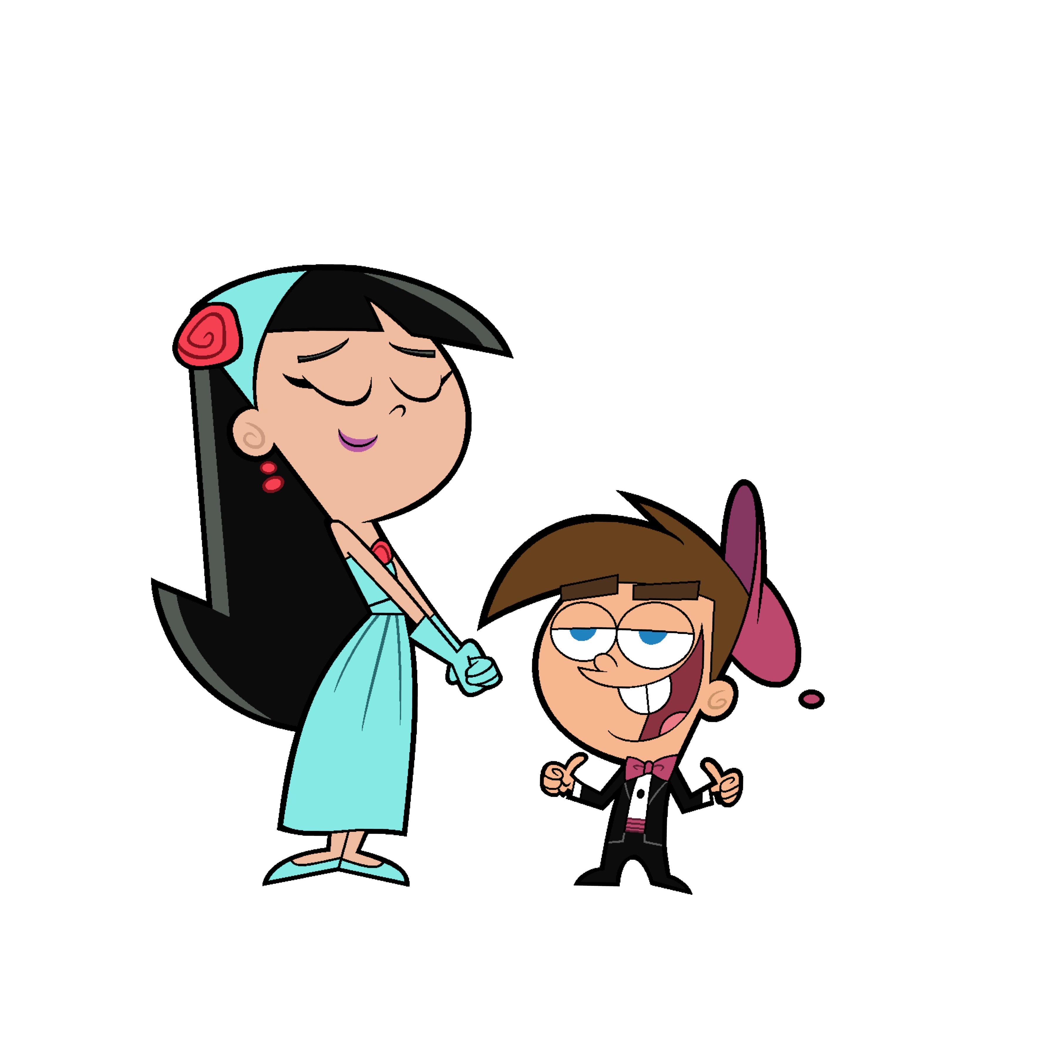 Timmy Timmy and Trixie with prom dresses by dhvipersrt10 on DeviantArt