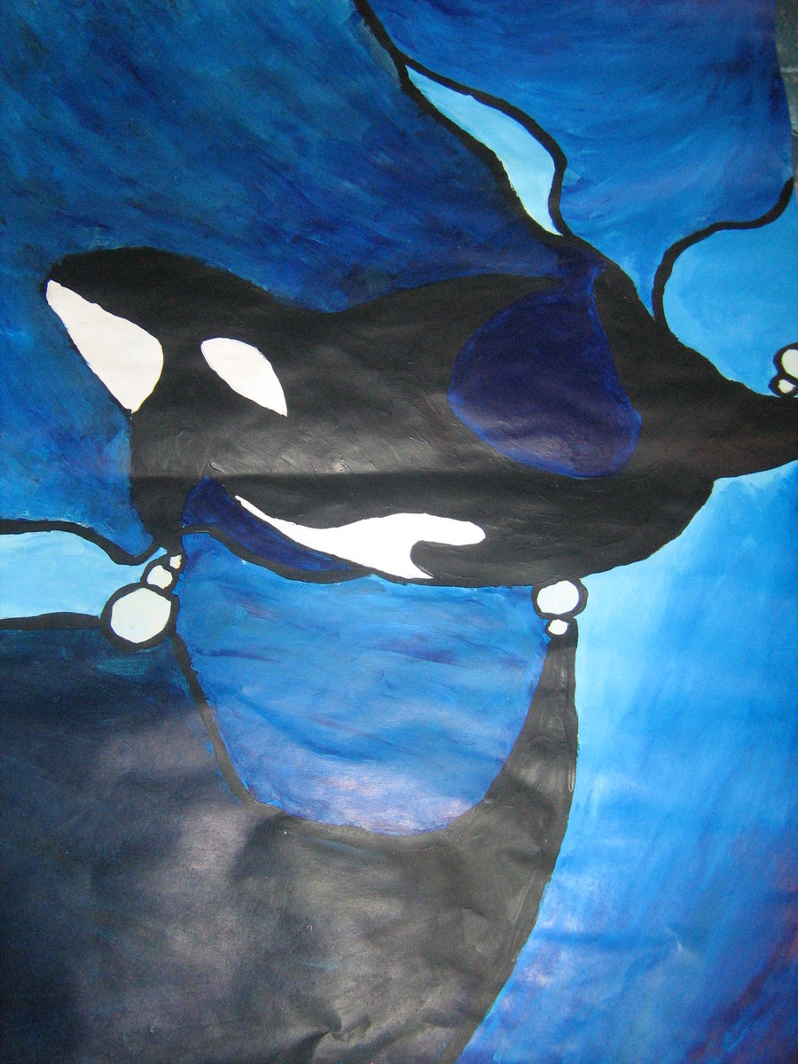 Killer Whale Painting