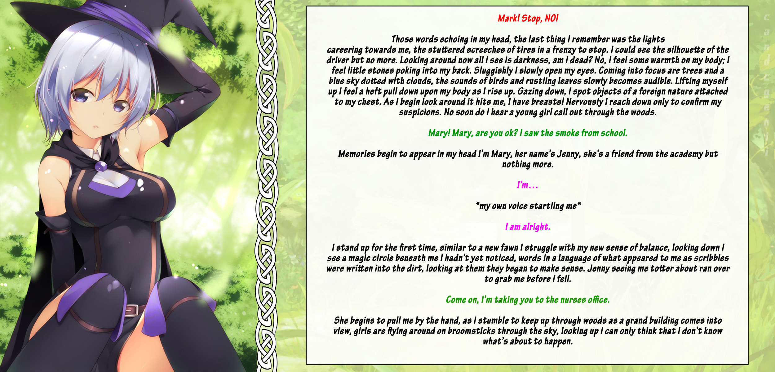 Magic Accident (Tg-caption) by candcgenii on DeviantArt
