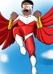 Cleveland Brown as classic Falcon (color) by HotMagma