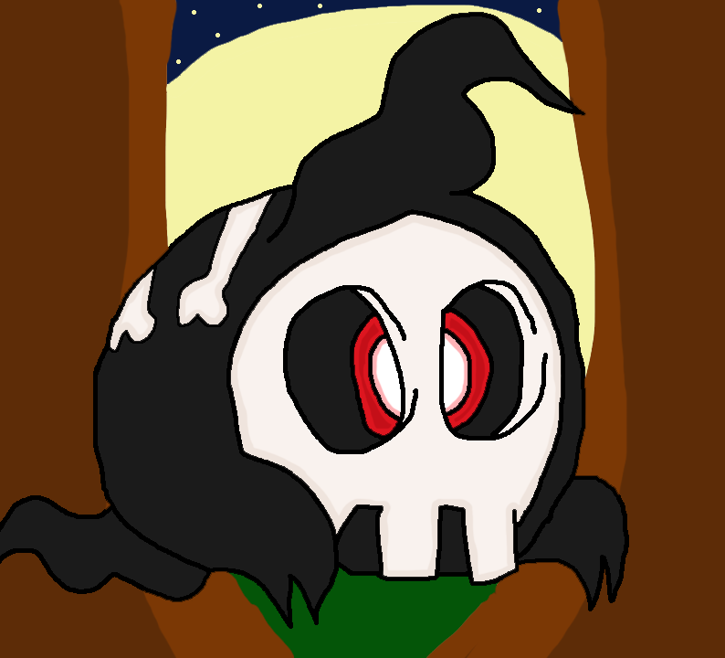 Duskull with Background