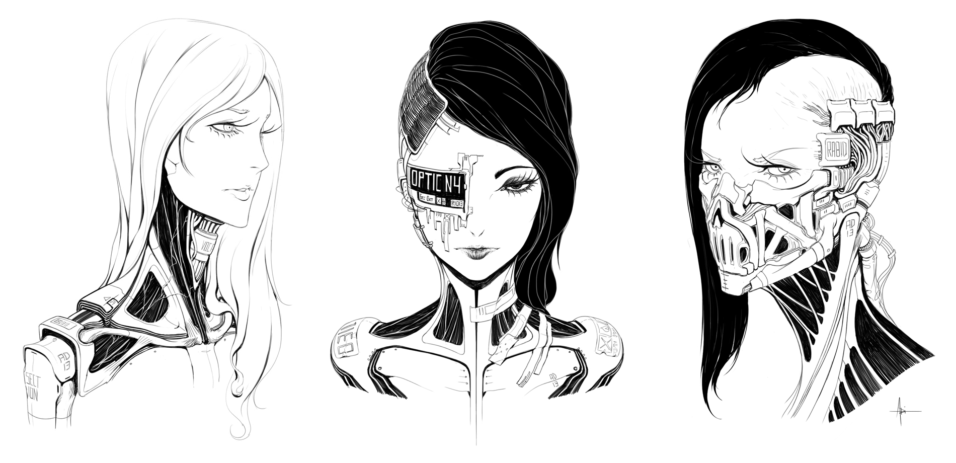 Female Faces 001