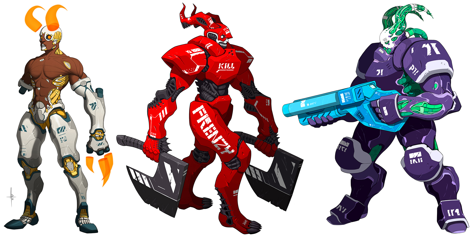 Cyber Demons by AdrianDadich on DeviantArt