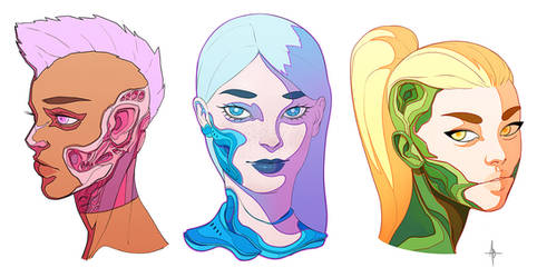 Cyborg Faces