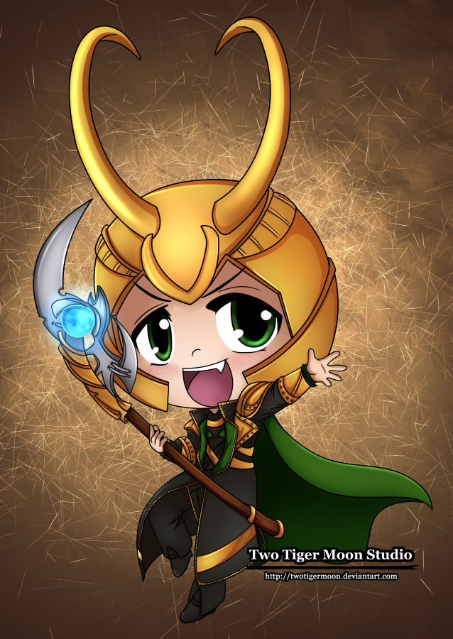 Chibi Loooksim Chibi Loki by TwoTigerMoon on DeviantArt