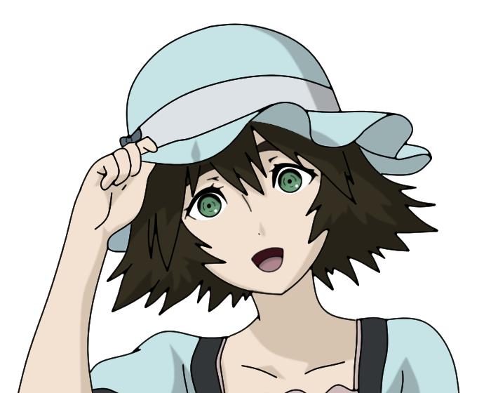 mayuri shiina - anime characters who wear hats