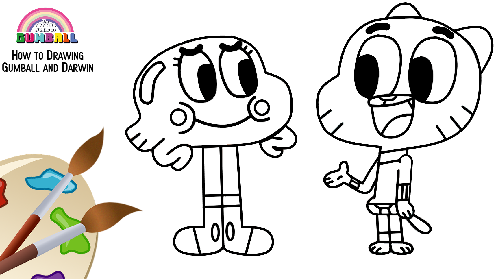 How to Draw Gumball Watterson 