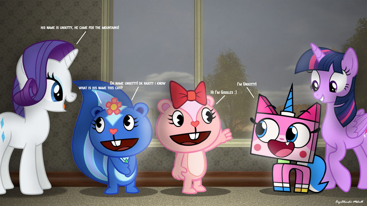 Unikitty Meeting HTF by Faze-Alan-Mskull1 on DeviantArt