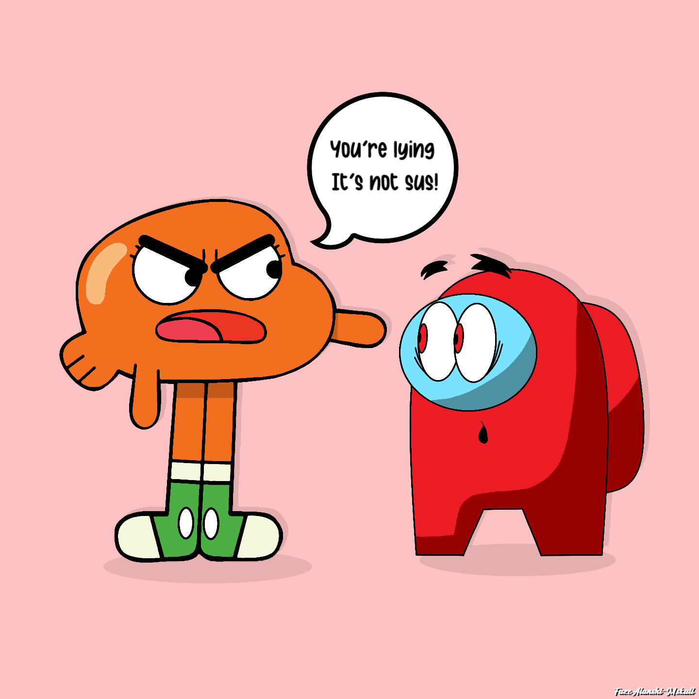 Gumball and Darwin by Alanvsthewrld on Newgrounds