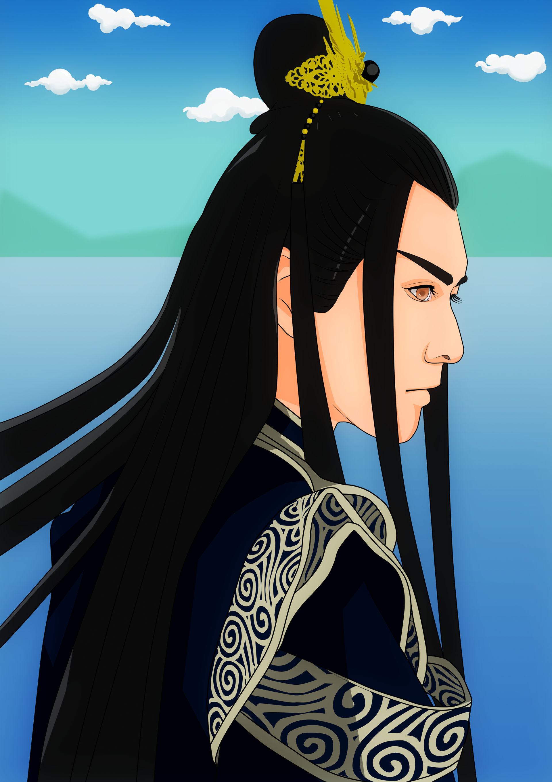 Traditional Chinese Hairstyles Men Traditional Chinese Men - Hair style by nickyheavens on DeviantArt