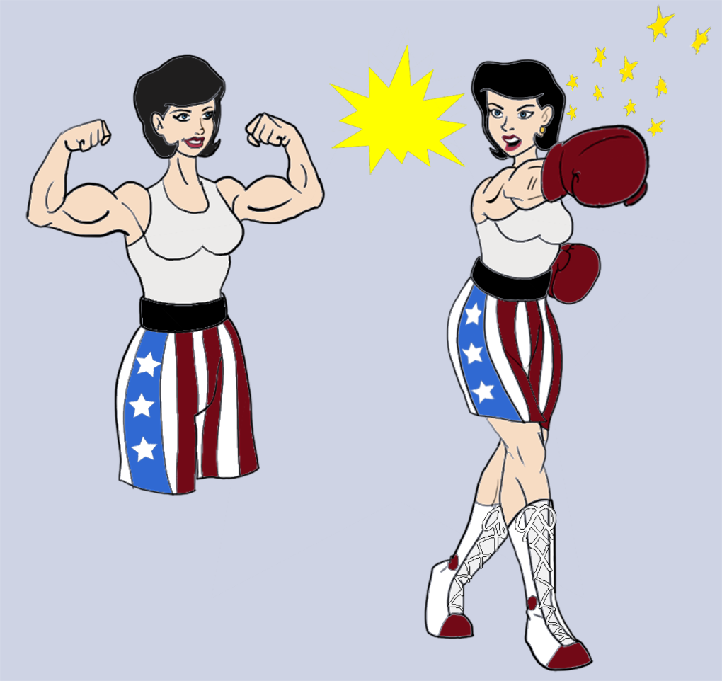 More Female Rocky Work by MoArtProductions on DeviantArt