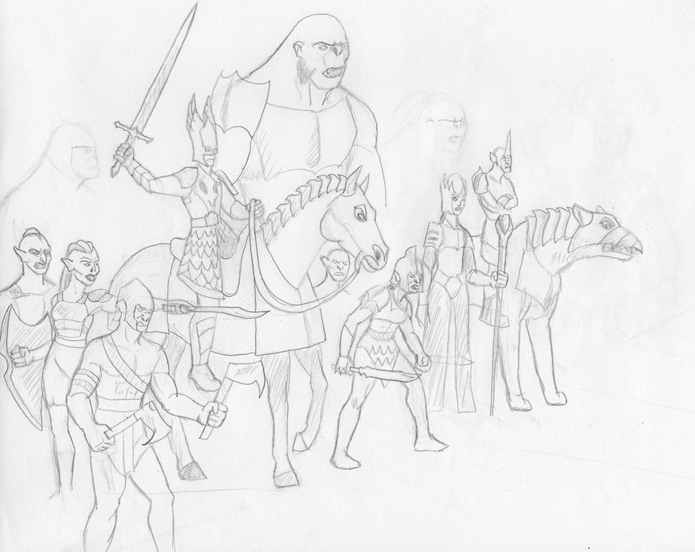 The Bright Lord's Rabble by MoArtProductions on DeviantArt