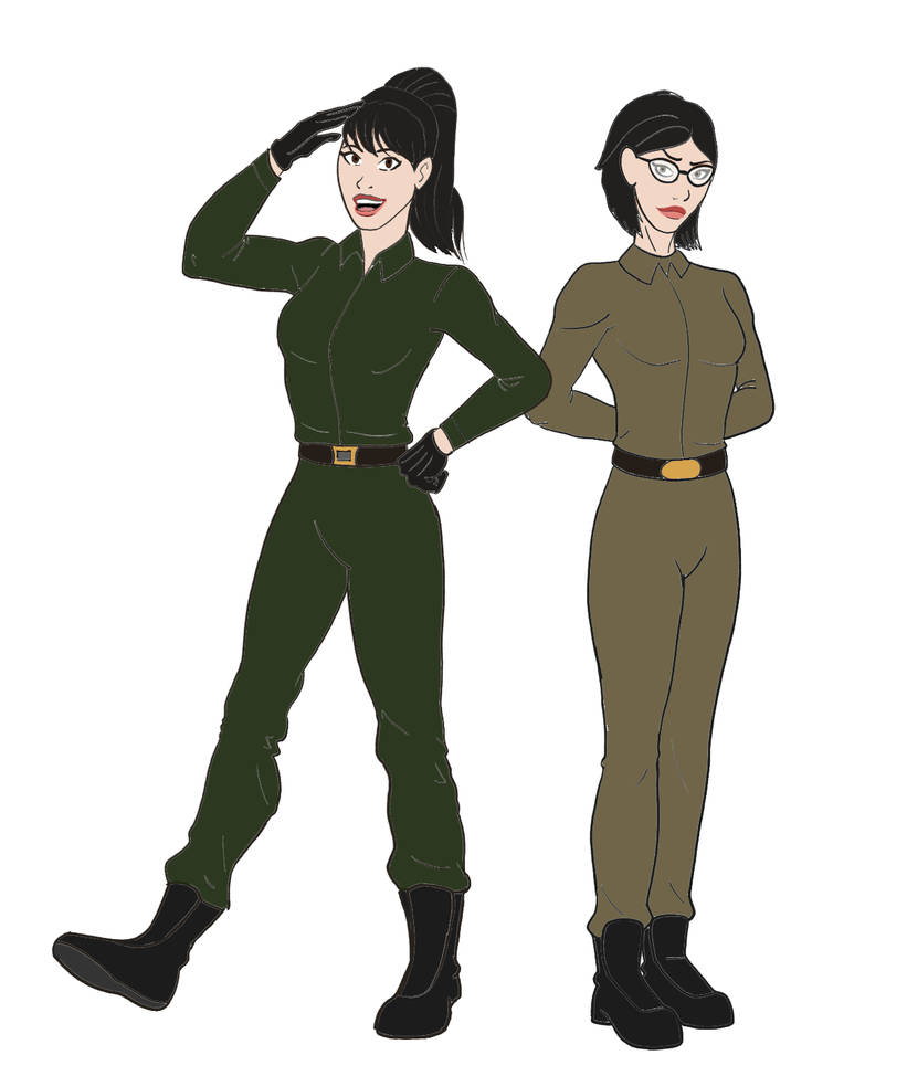 Two New Characters Sister Sister by MoArtProductions on DeviantArt