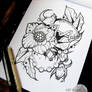 Tattoo sketch, neotraditional