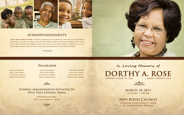 Free Funeral Flyer Psd Templates Download Styleflyers