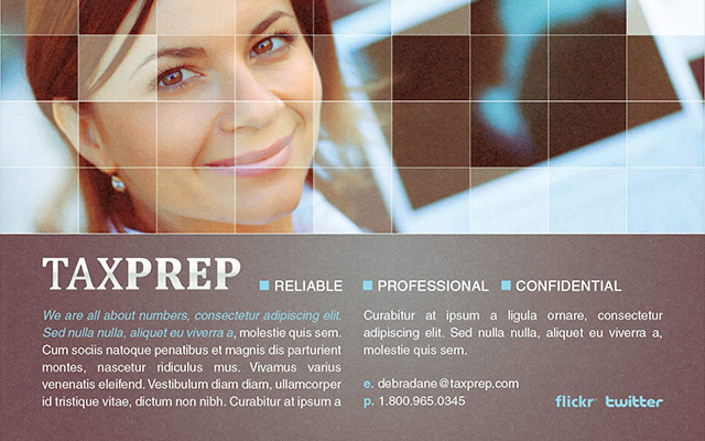 Tax Prep Flyer Template