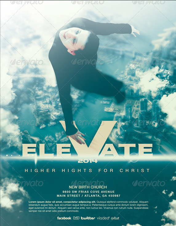 Elevate Church Flyer Template