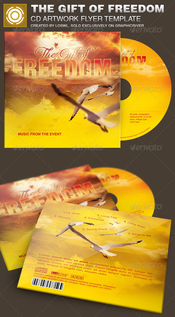 The Gift of Freedom CD Artwork Template