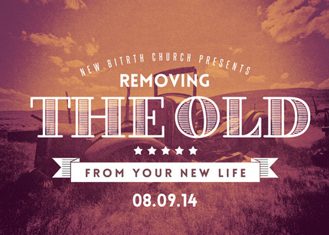 Removing the Old Church Postcard Template