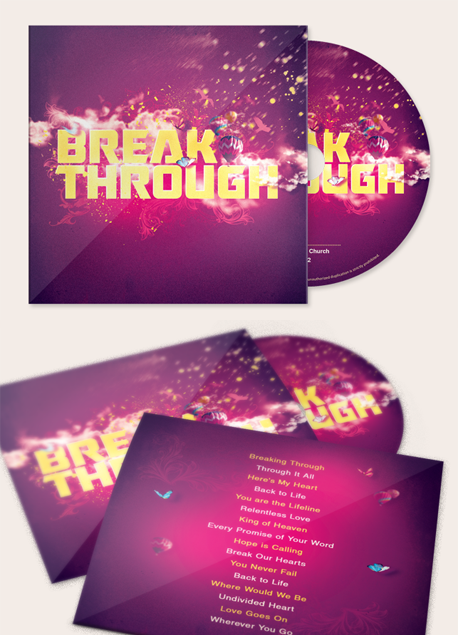 Break Through CD Artwork Template