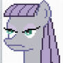 Maud Pie done in PixelArt style using Excel