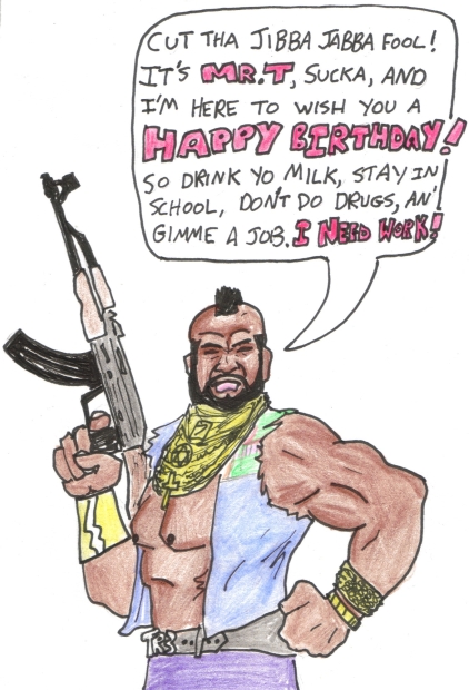 mr. t card for my brother