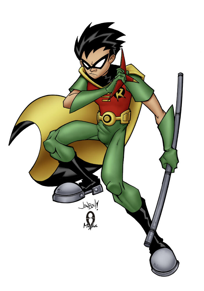 Teen Titans GO Robin - Colors by MykaVykos on DeviantArt