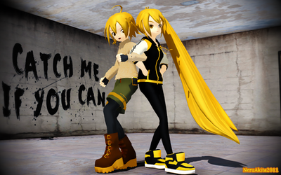 MMD Catch me if you can - NeruxNero