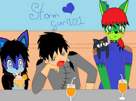 Striker, Bolt, Shadothia and random cat......