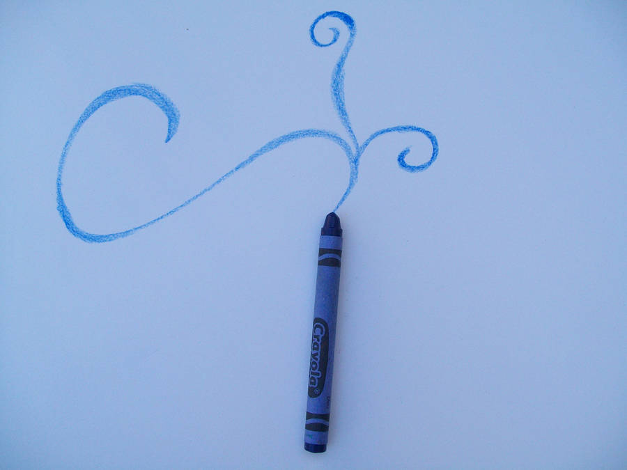 Blue crayon by tobifangirl52