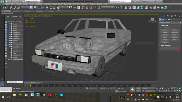 Building a Renault Alliance in 3DS Max