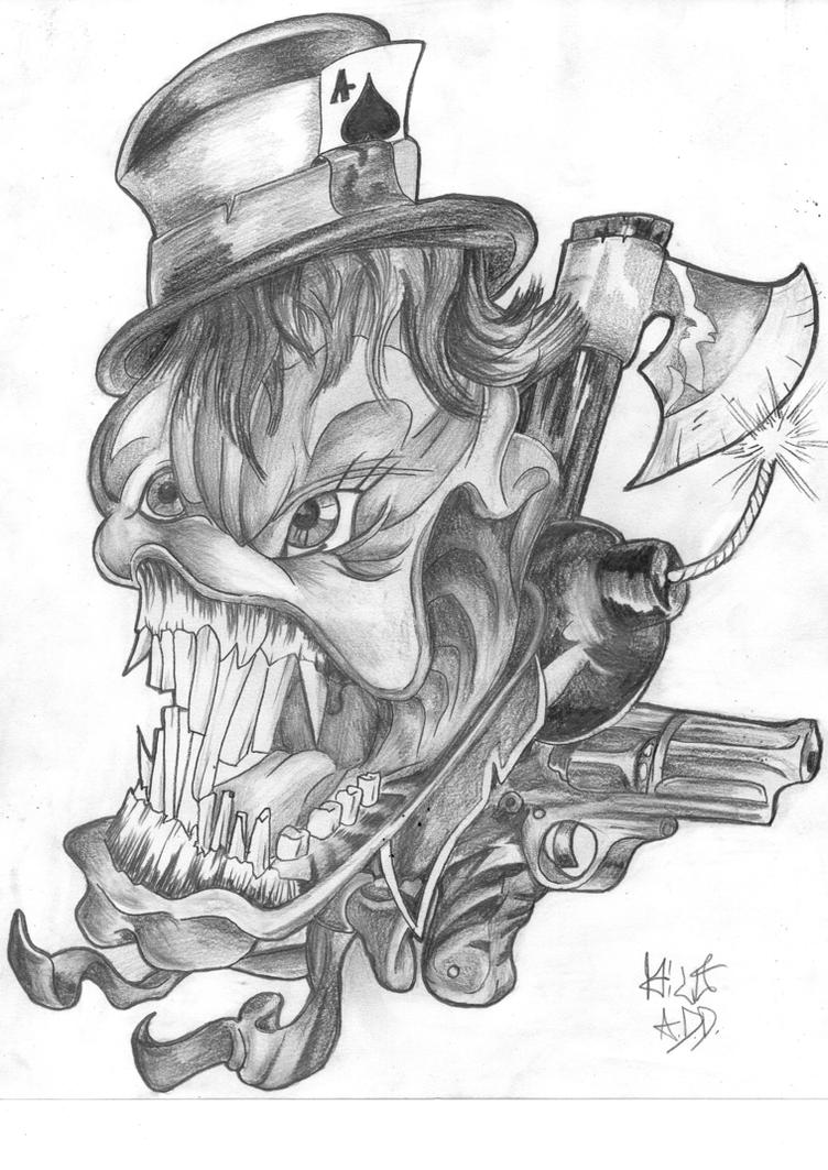 Шут тату эскиз