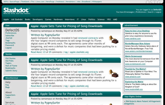 Slashdot Redesign