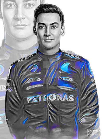 George Russell by TwistedBlackheartuk on DeviantArt