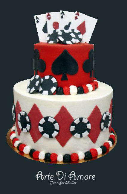 Poker Cake