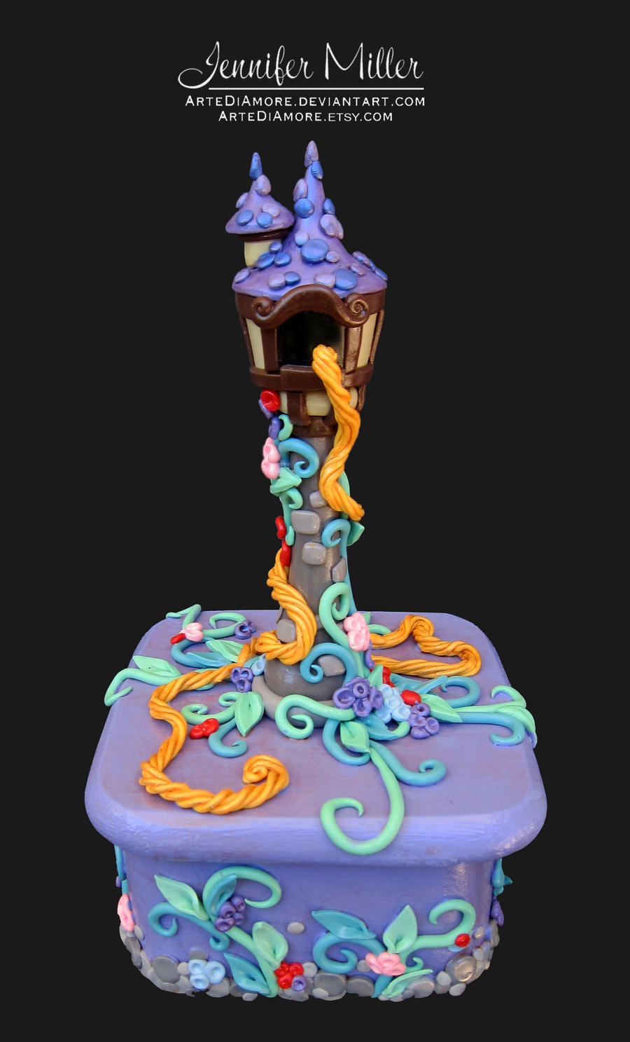 Rapunzel Jewelry Box by ArteDiAmore on DeviantArt